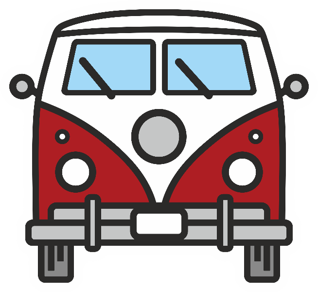 Pegatinas: Caravana Volkswagen
