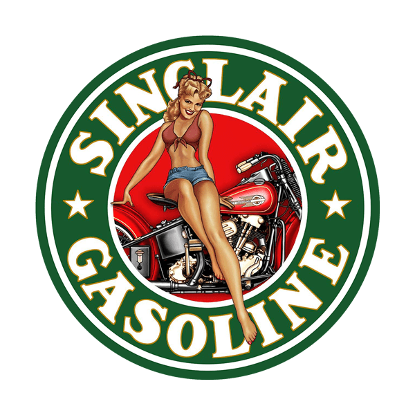 Vinilos Decorativos: Vinilo decorativo pin-up Sinclair Gasoline
