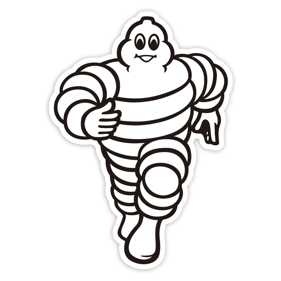 Pegatinas: Michelin Corredor