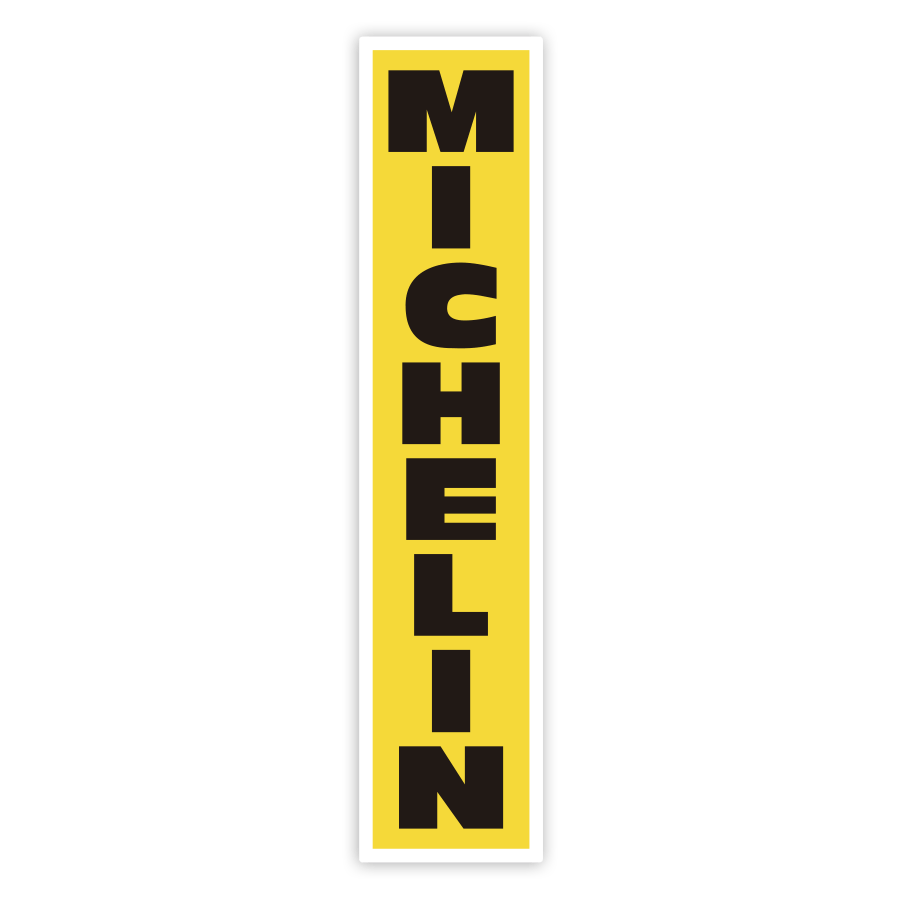 Pegatinas: Michelin Vertical