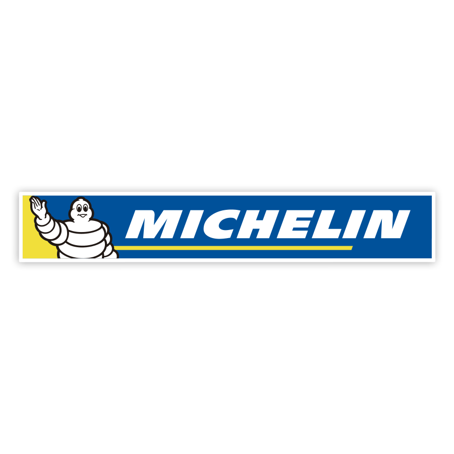 Pegatinas: Michelin Saludo