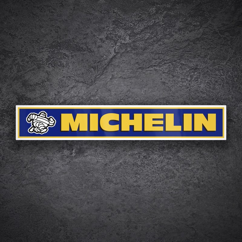 Pegatinas: Michelin Clásico Amarillo