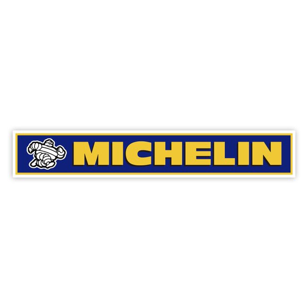 Pegatinas: Michelin Clásico Amarillo