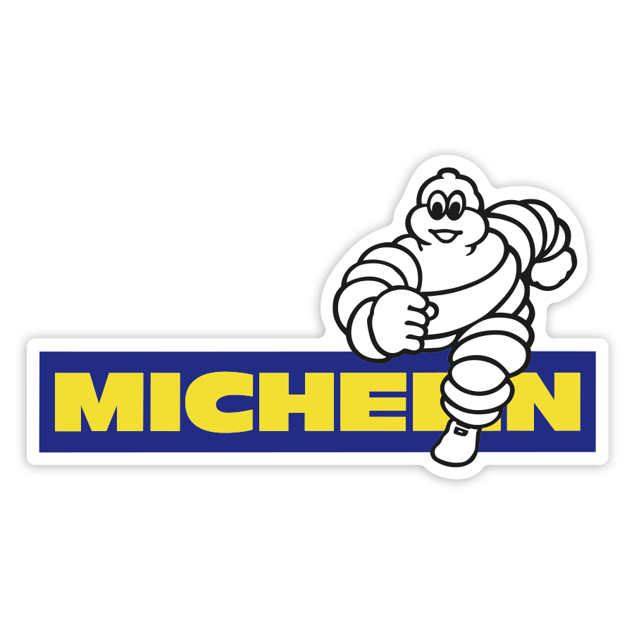Pegatinas: Michelin Corredor Azul