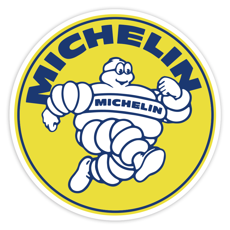 Pegatinas: Michelin Corredor Amarillo