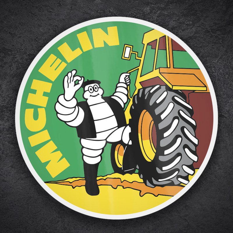 Pegatinas: Michelin Tractor Agrícola