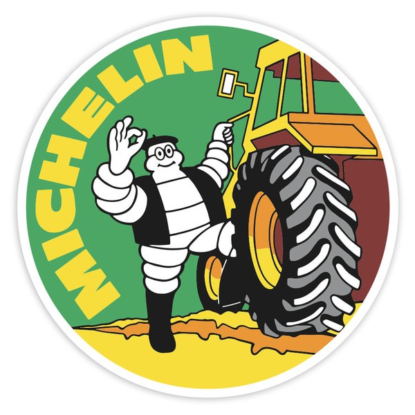 Pegatinas: Michelin Tractor Agrícola