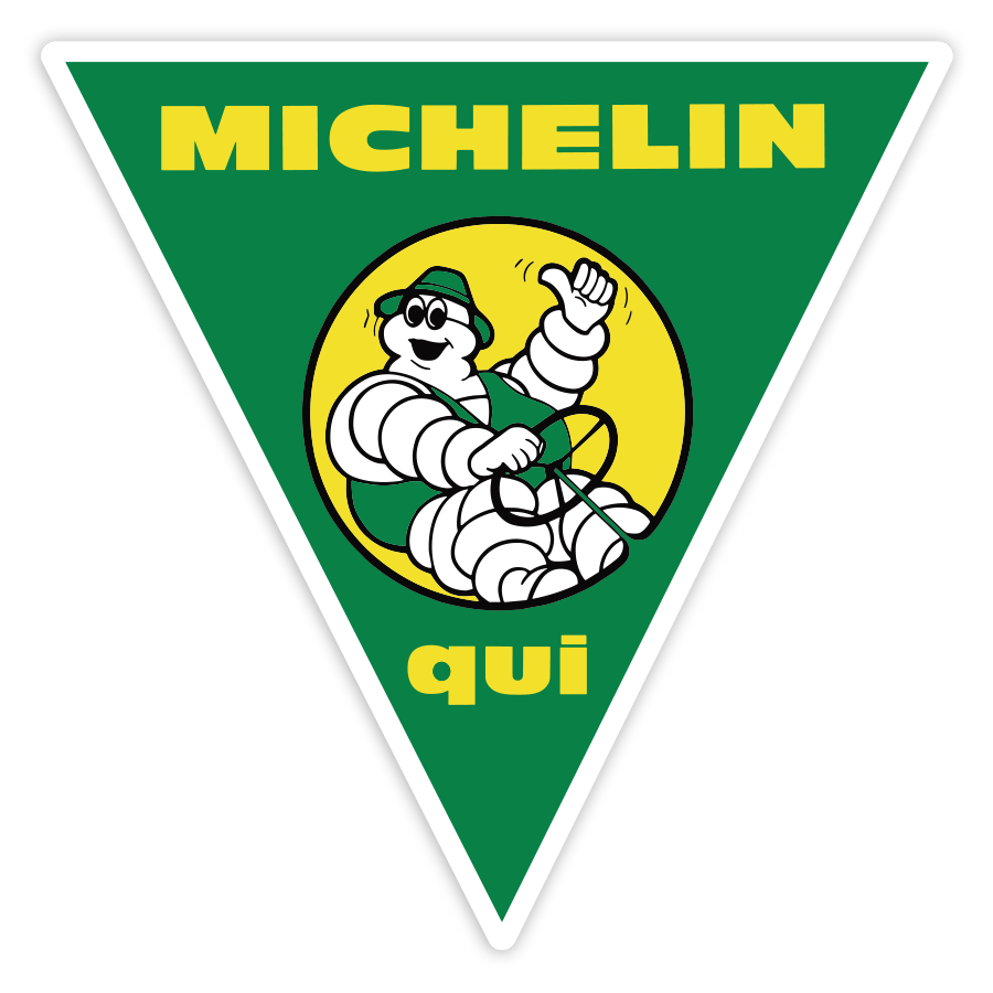 Pegatinas: Michelin Aquí Tractores