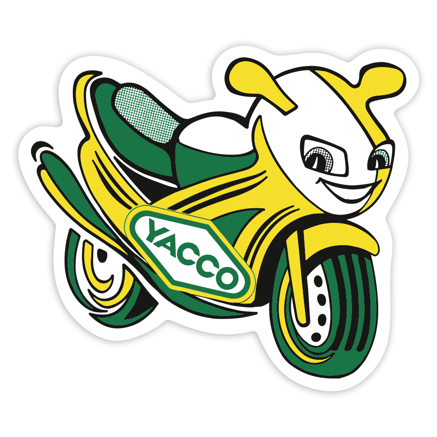 Pegatinas: Yacco Moto Amarilla