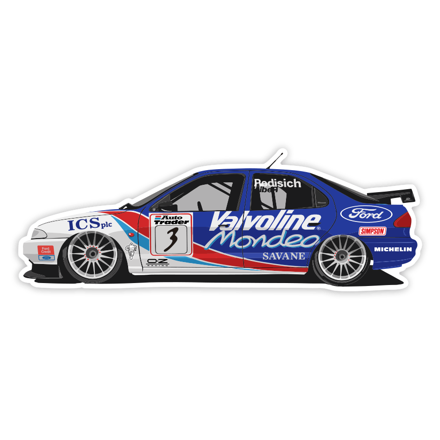 Pegatinas: Ford Mondeo Valvoline Rallye