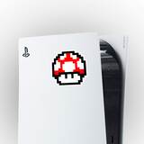 Pegatinas: Mario Bros Seta Pixel Rojo 5