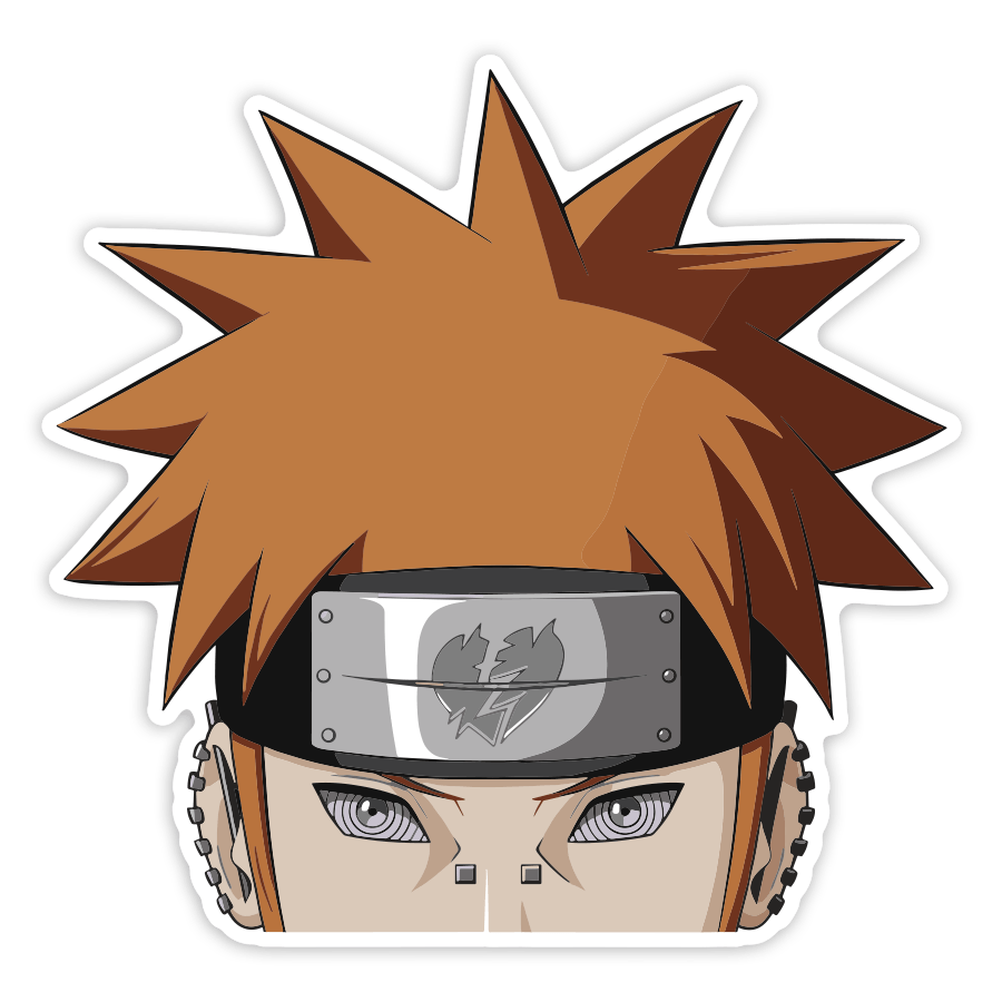 Pegatinas: Naruto Pain Rostro Akatsuki