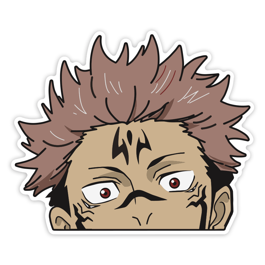 Pegatinas: Jujutsu Kaisen Sukuna Rostro