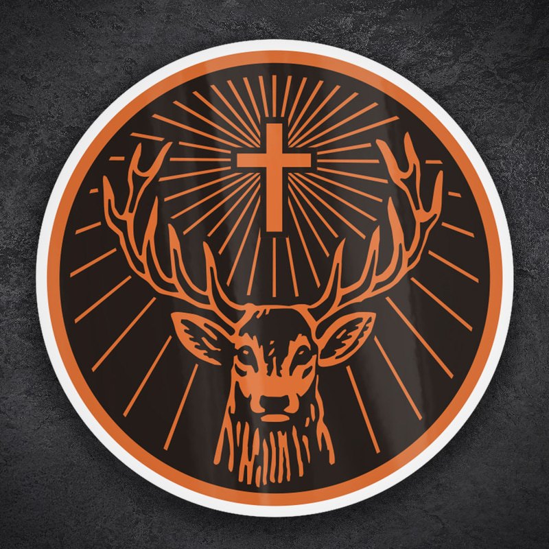 Pegatinas: Emblema Clásico Jägermeister