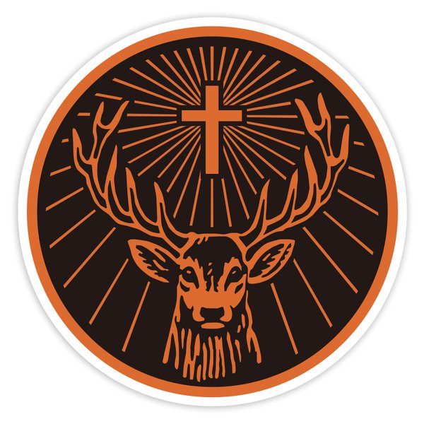 Pegatinas: Emblema Clásico Jägermeister