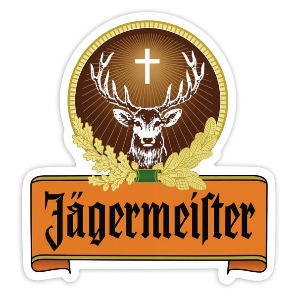 Pegatinas: Logo Jägermeister Retro