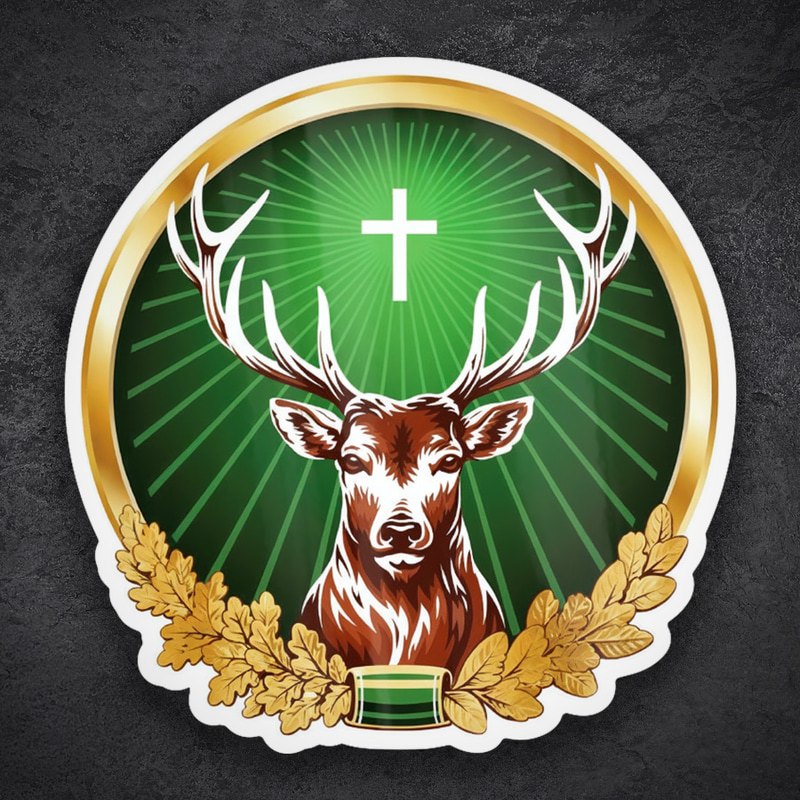 Pegatinas: Logo Ciervo Jägermeister