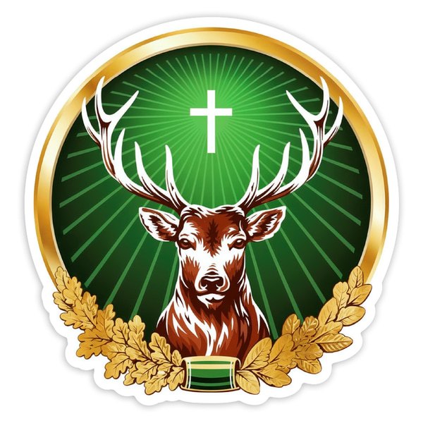 Pegatinas: Logo Ciervo Jägermeister
