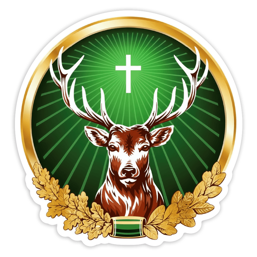Pegatinas: Logo Ciervo Jägermeister