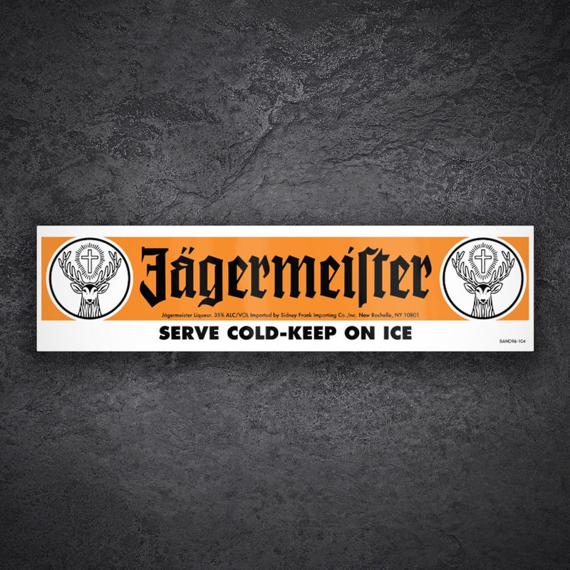 Pegatinas: Jägermeister Serve Cold Ice