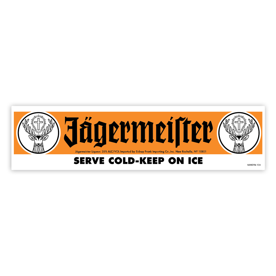 Pegatinas: Jägermeister Serve Cold Ice