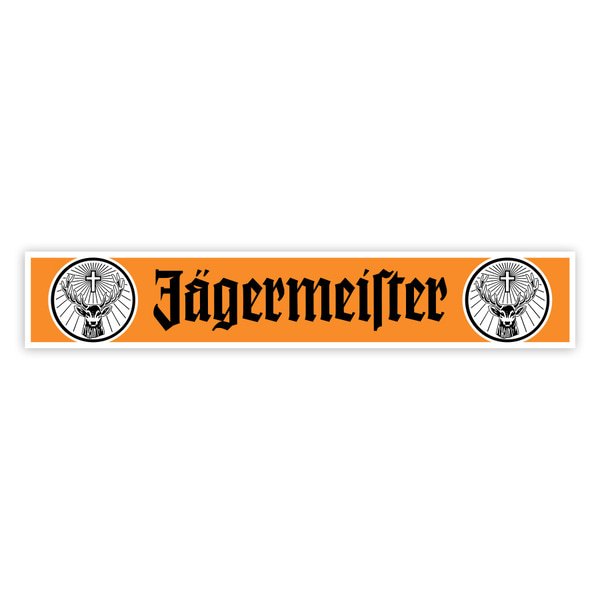Pegatinas: Jägermeister Logos Naranja