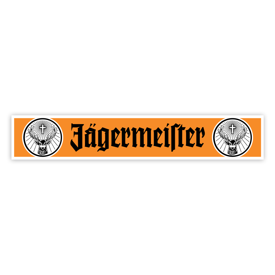 Pegatinas: Jägermeister Logos Naranja