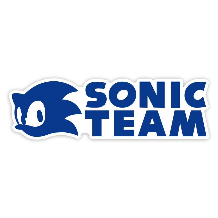 Pegatinas: Logo Sonic Team Azul