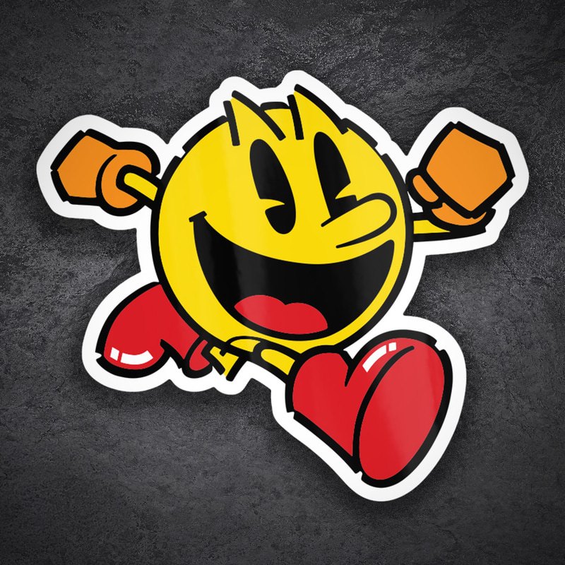 Pegatinas: Pac-Man Clásico Retro