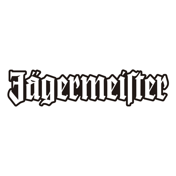 Pegatinas: Jägermeister Logo Corte Doble