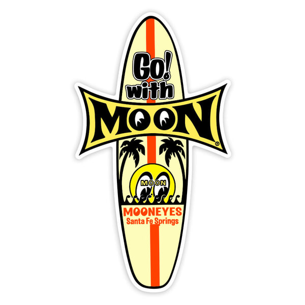 Pegatinas: Go with Moon Mooneyes Santa Fe