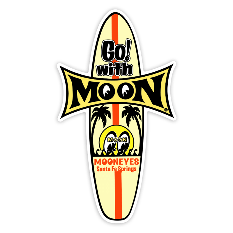 Pegatinas: Go with Moon Mooneyes Santa Fe