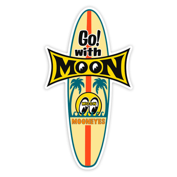 Pegatinas: Go with Moon Mooneyes