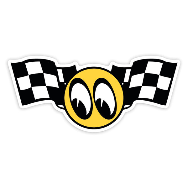 Pegatinas: Mooneyes Racing Flags
