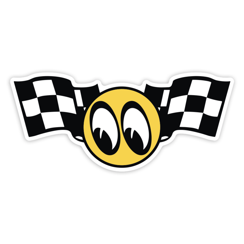 Pegatinas: Mooneyes Racing Flags