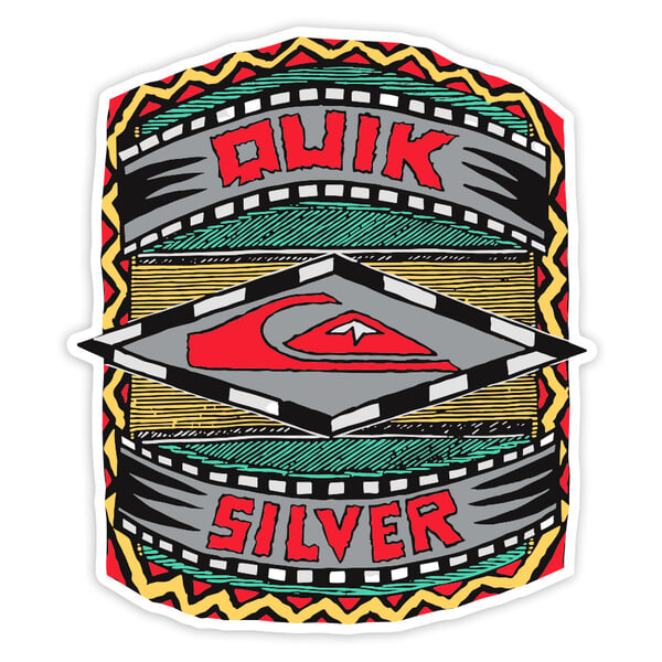 Pegatinas: Quiksilver Tribal Retro