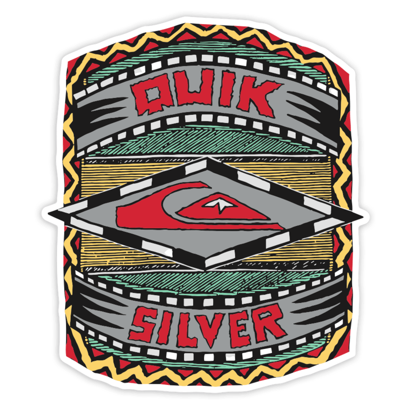 Pegatinas: Quiksilver Tribal Retro