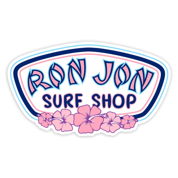 Pegatinas: Ron Jon Surf Shop Hibiscus