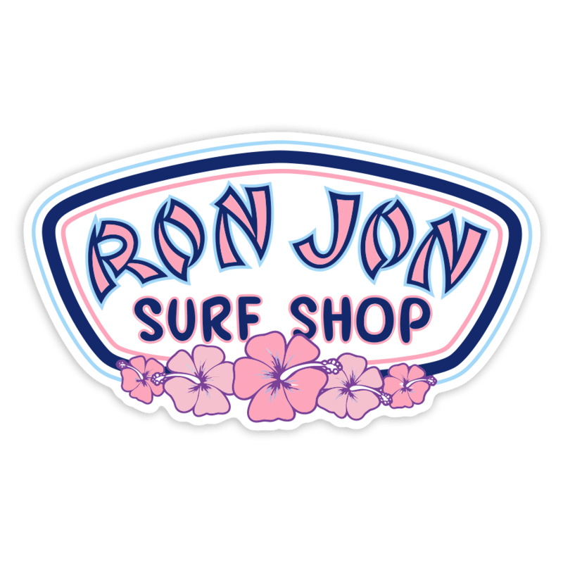Pegatinas: Ron Jon Surf Shop Hibiscus