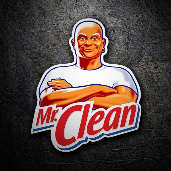 Pegatinas: Mr. Clean (Don Limpio)