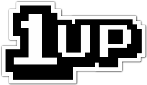 Pegatinas: 1up Vida extra