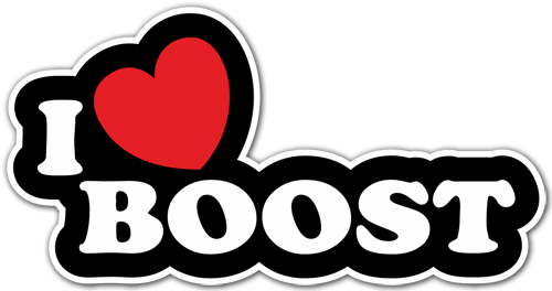 Pegatinas: I love Boost