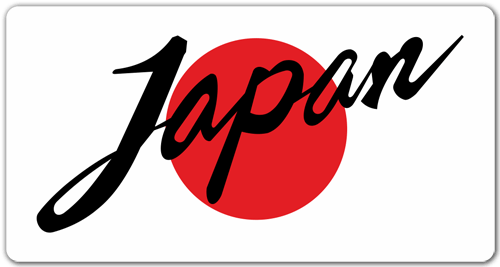 Pegatinas: Japan Flag