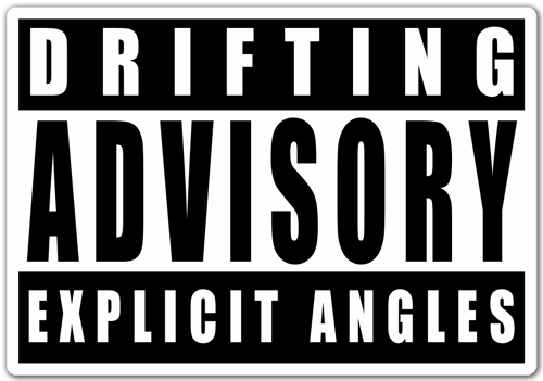 Pegatinas: Drifting Advisory Explicit Angles