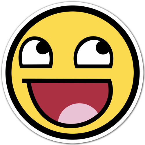 Pegatinas: Meme Smiley