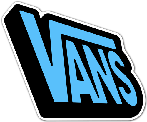 Pegatinas: Vans relieve