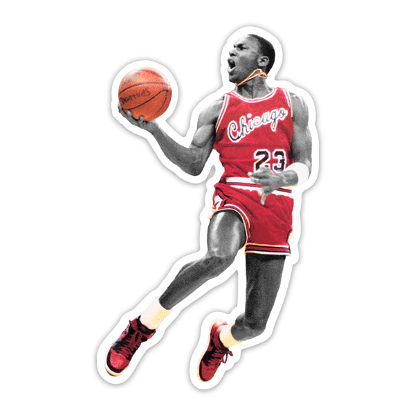 Pegatinas: Michael Jordan (Chicago Bulls)