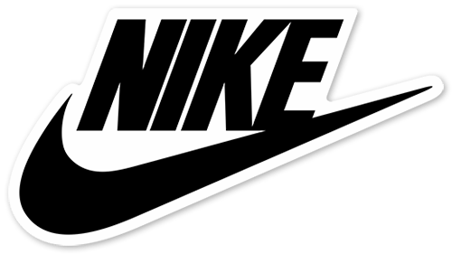 Pegatinas: Nike sobre su logo