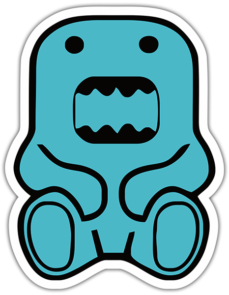 Pegatinas: Domo kun azul
