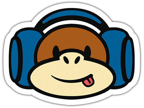 Pegatinas: Monkey Music